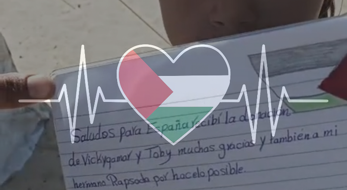 DONACIÓN DIRECTA A GAZA CON SORTEO SOLIDARIO A TRAVÉS DE MUNDO TRIBAL – por VickyQamar y en colaboración con Rapsoda