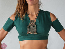 Cargar imagen en el visor de la galería, CHOLI ALGODÓN HOLE (AGUJERO EN EL HOMBRO) - TOP
