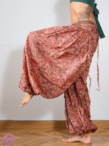 BOMBACHO SARI TORNASOL - coral estampado flores