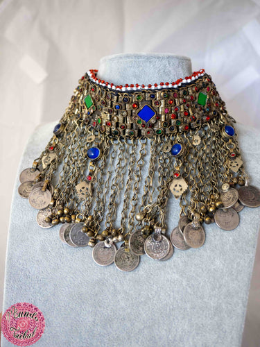 choker gargantilla kuchi tribal boho