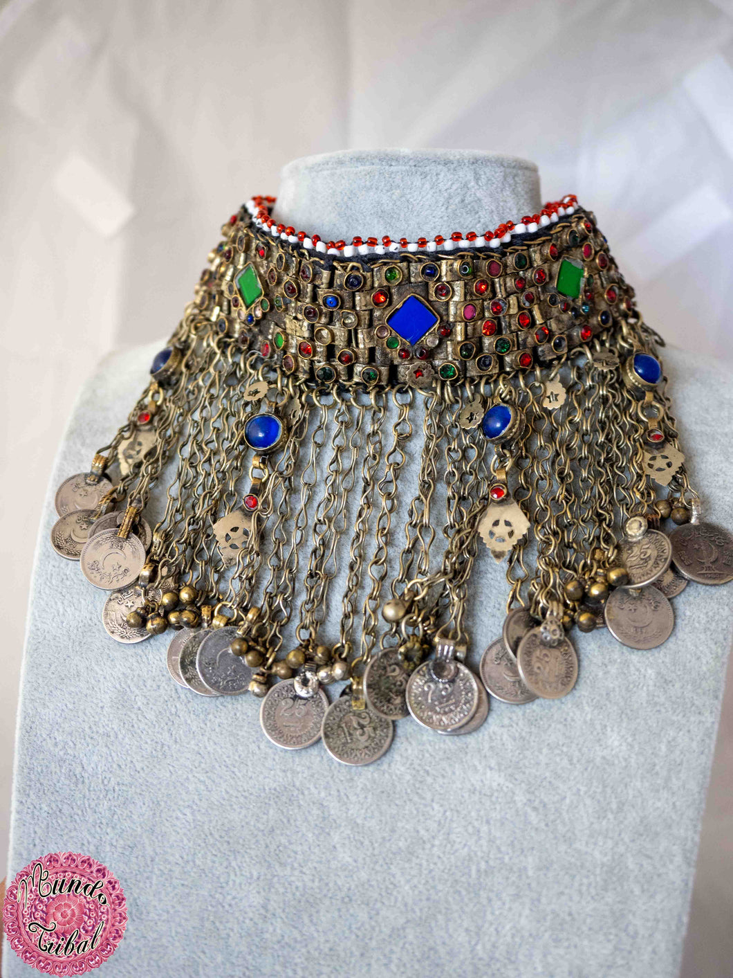 choker gargantilla kuchi tribal boho