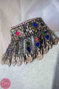CHOKER O GARGANTILLA KUCHI ROMBO CENTRAL ROSA