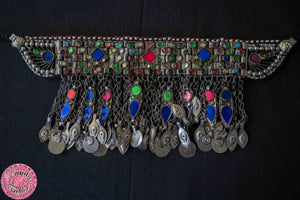 CHOKER O GARGANTILLA KUCHI ROMBO CENTRAL ROSA