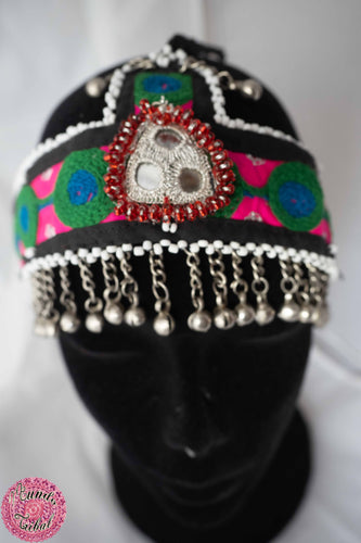 TOCADO KUCHI DE TELA Y CASCABELES