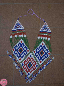 COLLAR CHEST ARTESANAL CON ABALORIOS