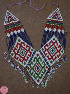 COLLAR CHEST ARTESANAL CON ABALORIOS