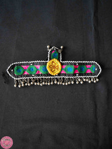 TOCADO KUCHI DE TELA Y CASCABELES