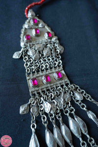 COLLARES KUCHI AFGANOS LARGOS CON CADENAS Y CRISTALES