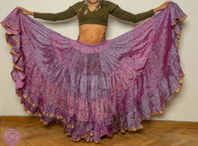 Cargar imagen en el visor de la galería, FALDA 25 YARDAS SARI TORNASOL - LILA