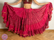 Cargar imagen en el visor de la galería, FALDA 25 YARDAS SARI TORNASOL - FUCSIA
