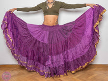 Cargar imagen en el visor de la galería, FALDA 25 YARDAS SARI TORNASOL - VIOLETA