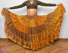 Cargar imagen en el visor de la galería, FALDA 25 YARDAS SARI ESPECIAL - DORADO