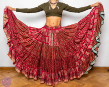 Cargar imagen en el visor de la galería, FALDA 25 YARDAS SARI ESPECIAL - GRANATE