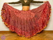 Cargar imagen en el visor de la galería, FALDA 25 YARDAS SARI TORNASOL - CORAL