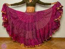 Cargar imagen en el visor de la galería, FALDA 25 YARDAS SARI TORNASOL - FUCSIA INTENSO