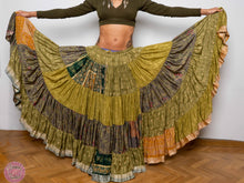 Cargar imagen en el visor de la galería, FALDA 25 YARDAS SARI ESPECIAL - VERDE PISTACHO