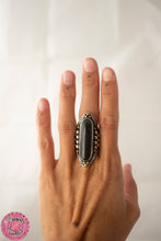 Cargar imagen en el visor de la galería, ANILLO KUCHI PIEDRA ALARGADA