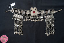 Cargar imagen en el visor de la galería, TOCADO TURKMANI CUELGUES LATERALES