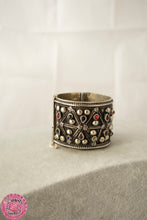 Cargar imagen en el visor de la galería, BRAZALETE AFGANO CON CRISTALES DE COLORES - kuchi