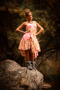 vestuario ats tribal falda choli joyería