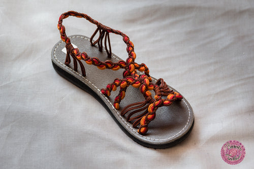 sandalias cordones hippie comodas