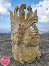 Cargar imagen en el visor de la galería, figura madera escultura bali rama y sita