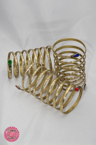 BRAZALETE SERPIENTE DORADO