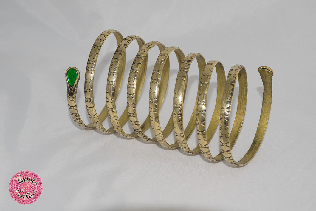 BRAZALETE SERPIENTE DORADO