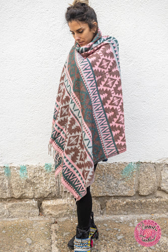 pañuelo fular pashmina foulard étnico boho chic caliente 