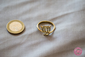 anillo flor de loto
