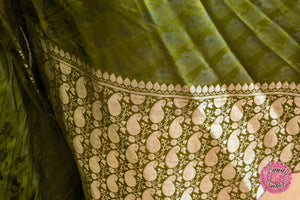 PANTALÓN UMBRELLA SARI BROCADO - VERDE PISTACHO