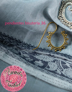 pendientes hippies de gancho étnicos