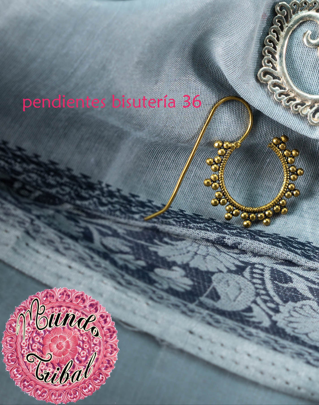 pendientes hippies de gancho étnicos