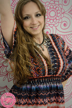 Cargar imagen en el visor de la galería, vestido-hippie-corto-mundo-tribal