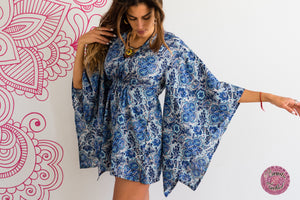 vestidos manga kimono