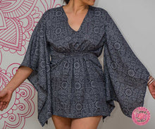 Cargar imagen en el visor de la galería, vestido blusa manga kimono