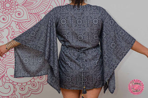 BLUSA O VESTIDO MANGA KIMONO (varios estampados)