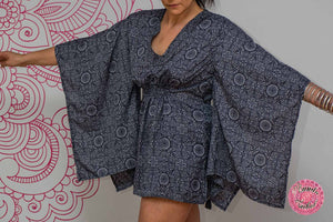 BLUSA O VESTIDO MANGA KIMONO (varios estampados)